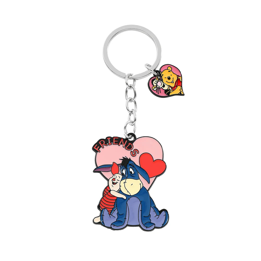 Disney Keychains: Pooh & Friends Backpack Charms