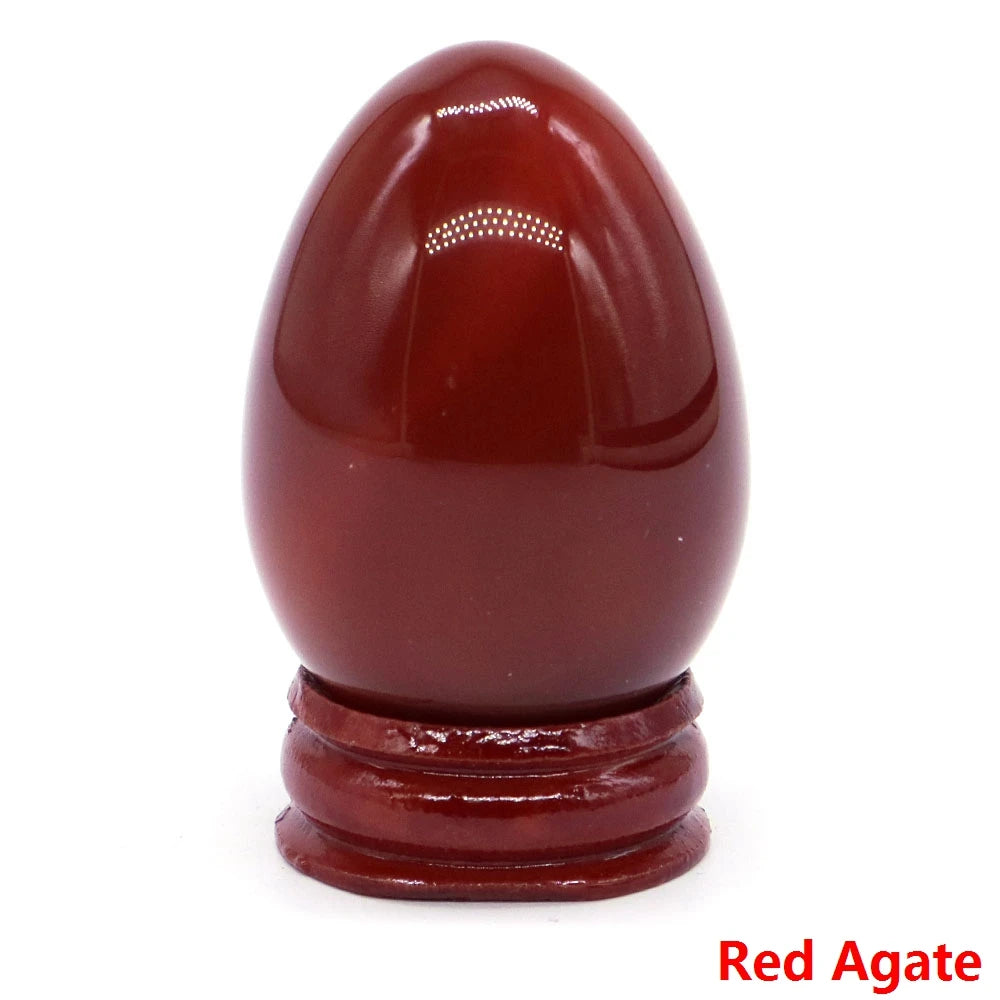 Oeuf Énergétique en Pierre Naturelle