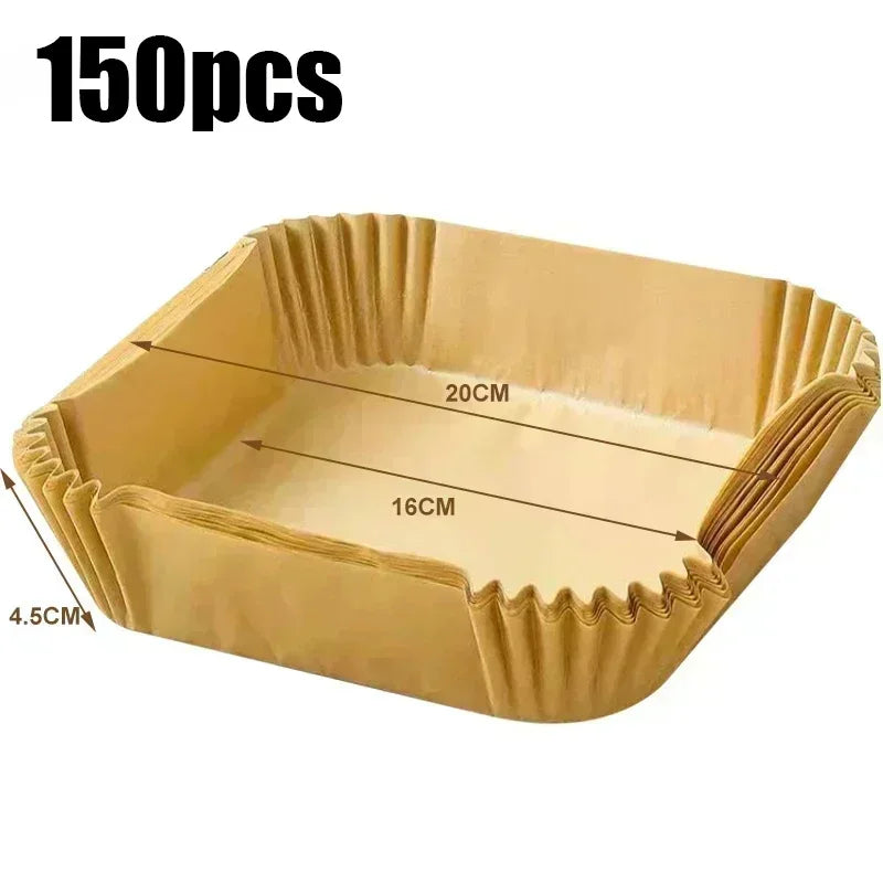 Papier Friteuse Carré Éco 50/100 pcs - Antiadhésif