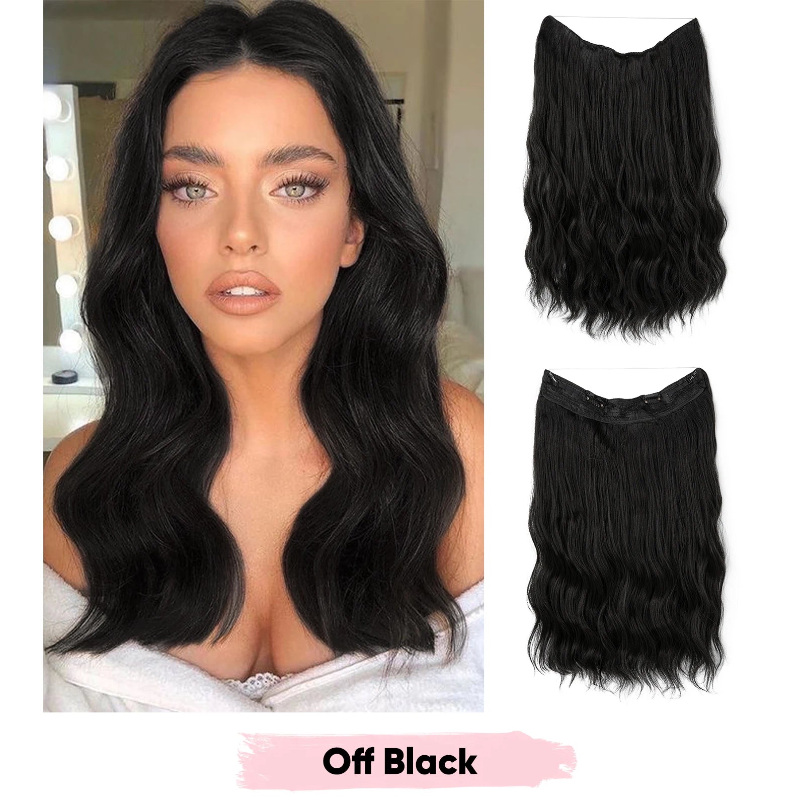 Extensions Clip-in SARLA - Ombre Blonde Naturelle