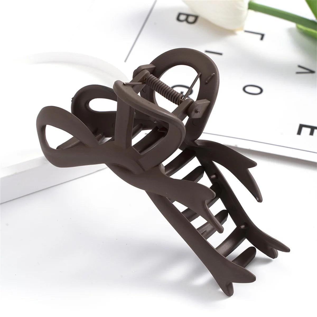 Barrettes Vintage à Nœud - Élégance Mat