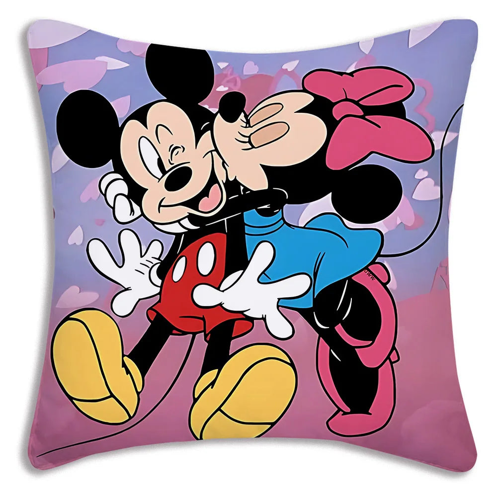 Kawaii Disney Duo: Mickey & Minnie Plush Pillow Covers