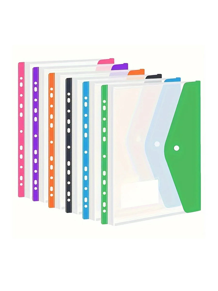 Pochette PVC avec boutons-pression A4