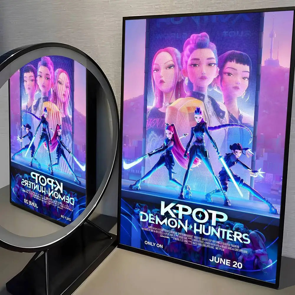 Affiche HD K-Pop Démon H-Hunters - Décor Moderne