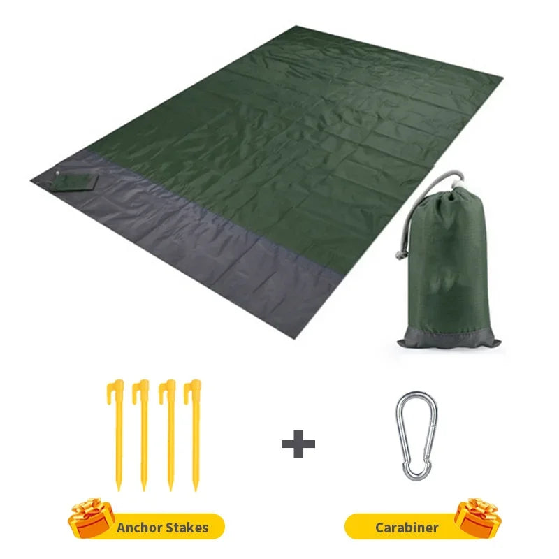 Tapis de plage pliable imperméable et léger