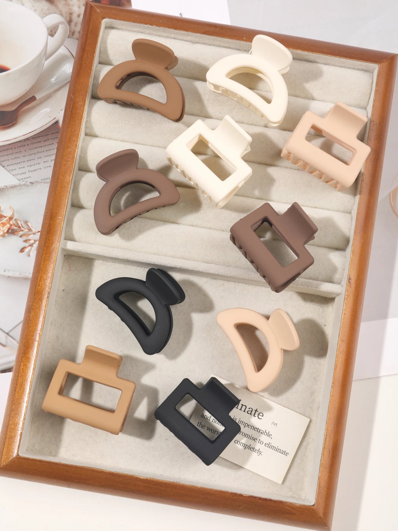 Pinces Fleurs Élégantes - 5pcs