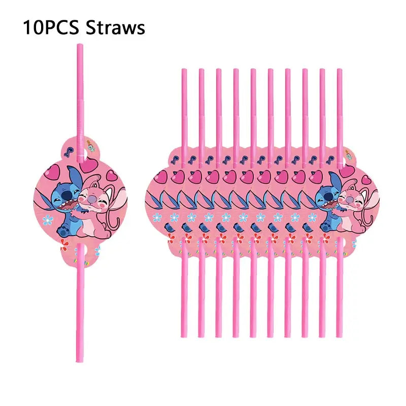 Ensemble Anniversaire Lilo & Stitch Fête Disney Fille