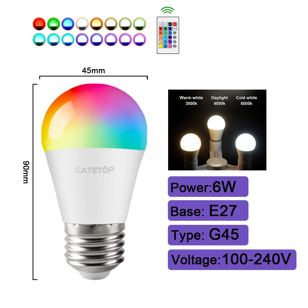 ColorGlow Smart LED Bulb Set