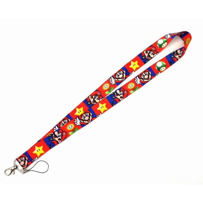 Super Mario Anime Neck Strap - Fun & Functional!
