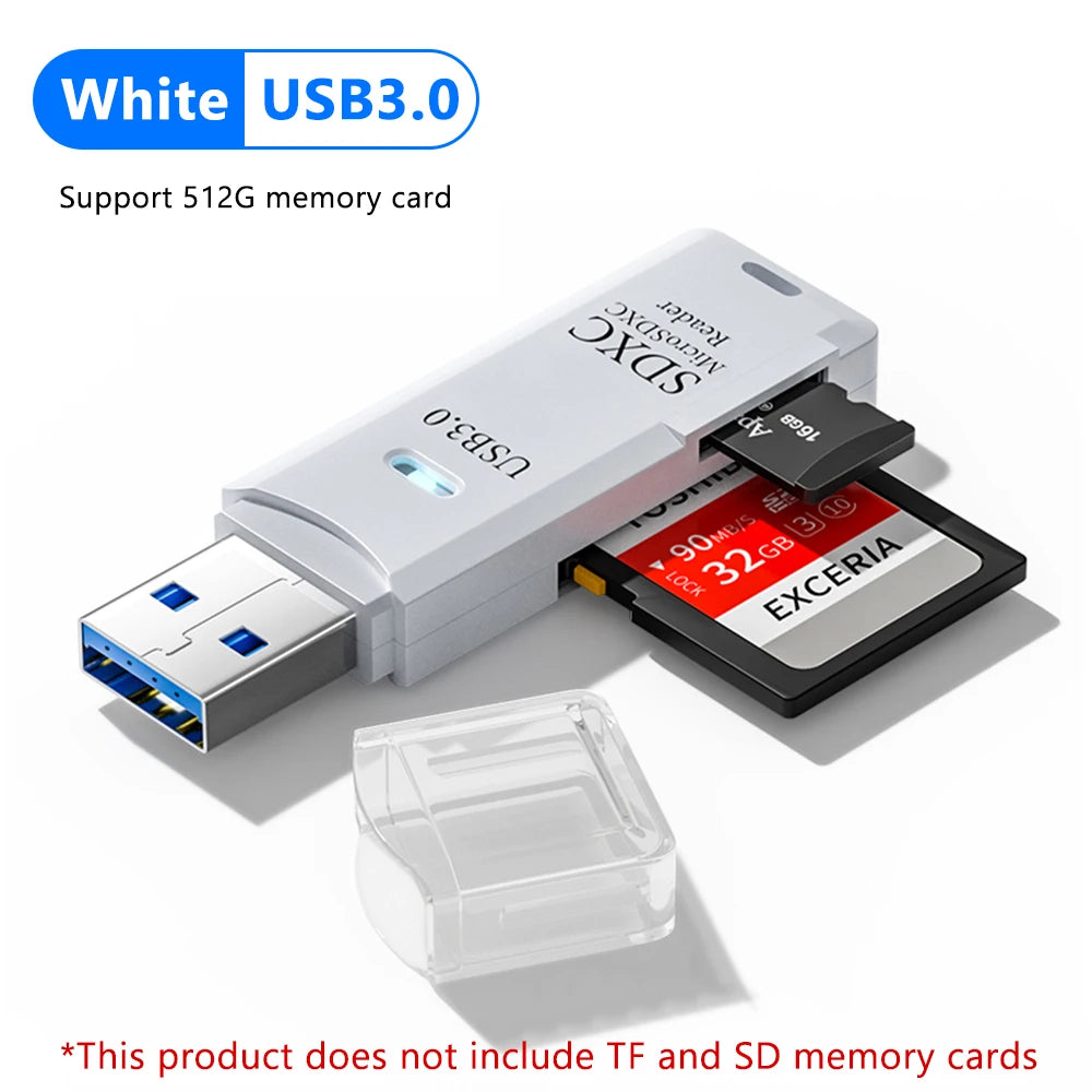 Lecteur Micro SD USB 3.0 2 en 1