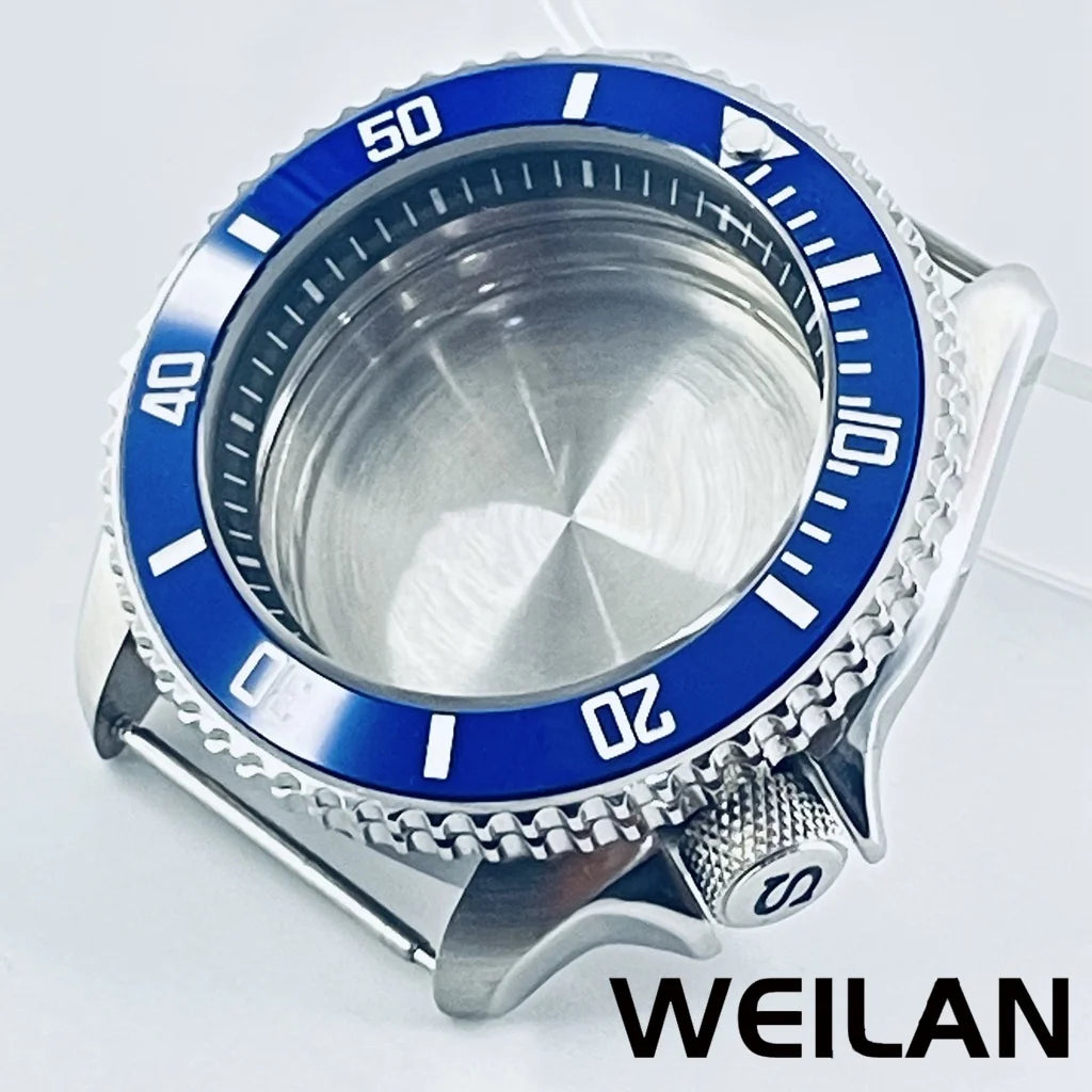 Boîtier Plongée 42mm NH35 Acier Inoxydable Argent