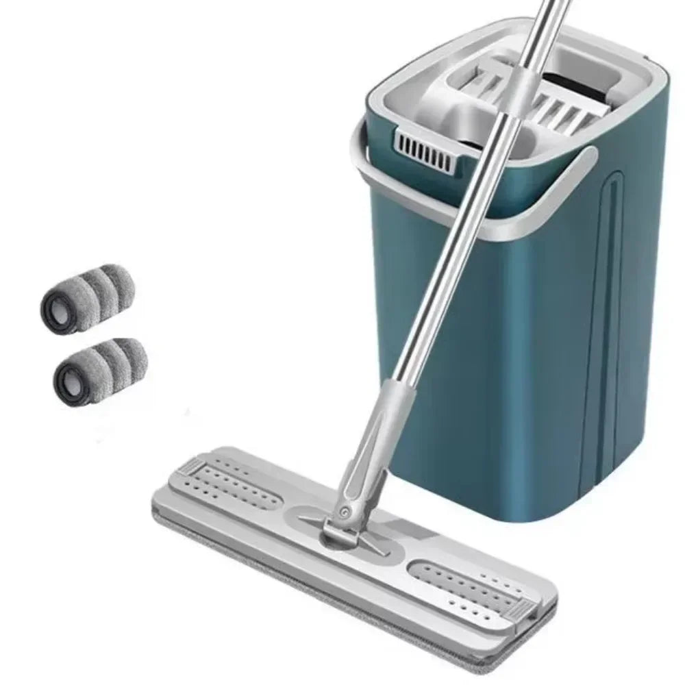 EasyClean: Kitchen & Floor Mop Set with Scraper
