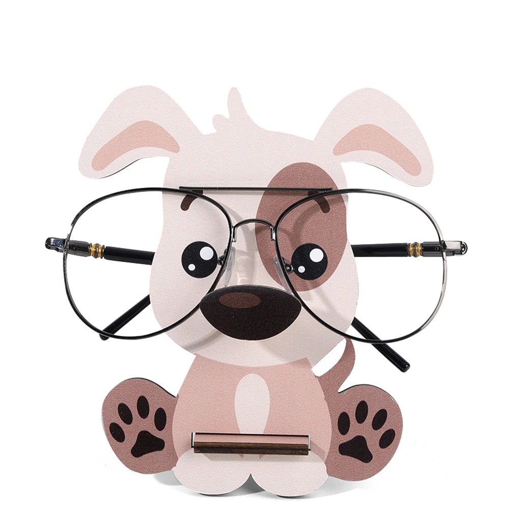 Giraffe Glasses Holder: Cute 3D Wooden Display Rack