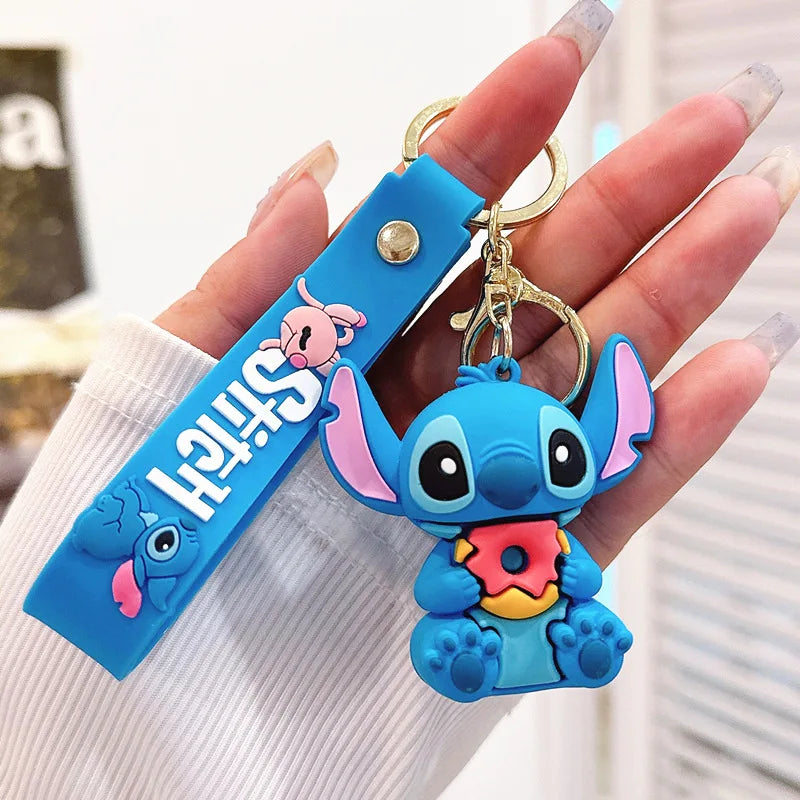 Disney Charm Keychains: Mickey, Minnie & Lilo Fun!