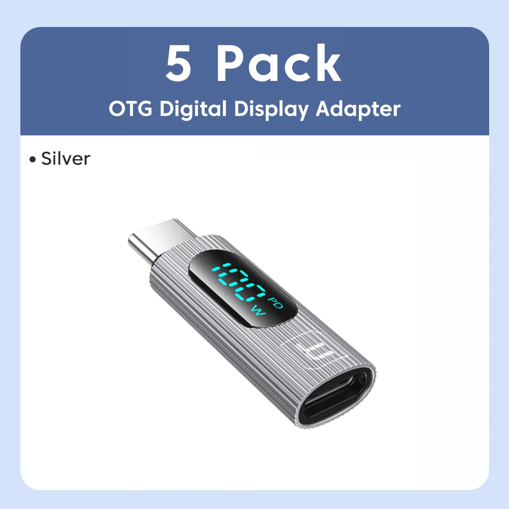 Adaptateur Toocki USB-C 100W PD - 1/2/5 Packs