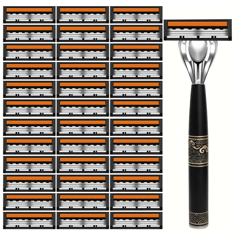 Rasoir 3 couches homme - design innovant et réutilisable