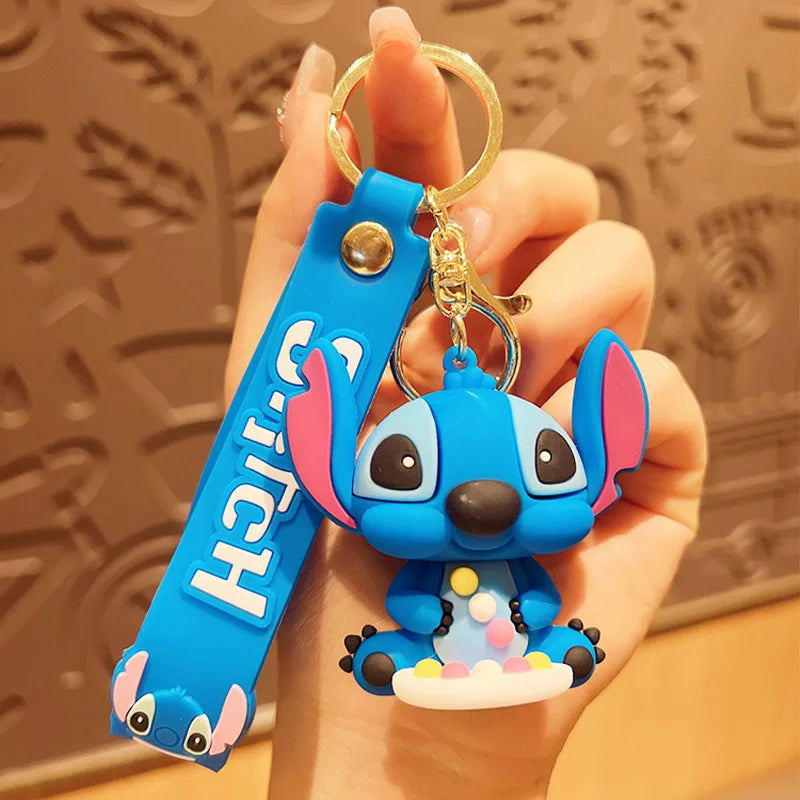 Disney Charm Keychains: Mickey, Minnie & Lilo Fun!