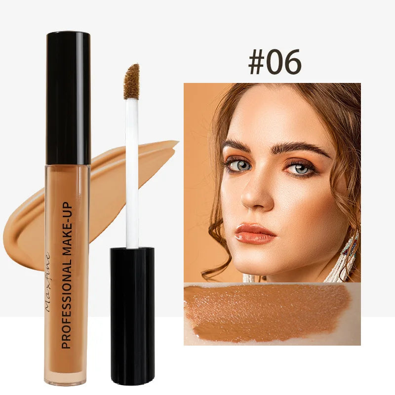MAXFINE Long-Wear Liquid Concealer: Hydrating & Matte