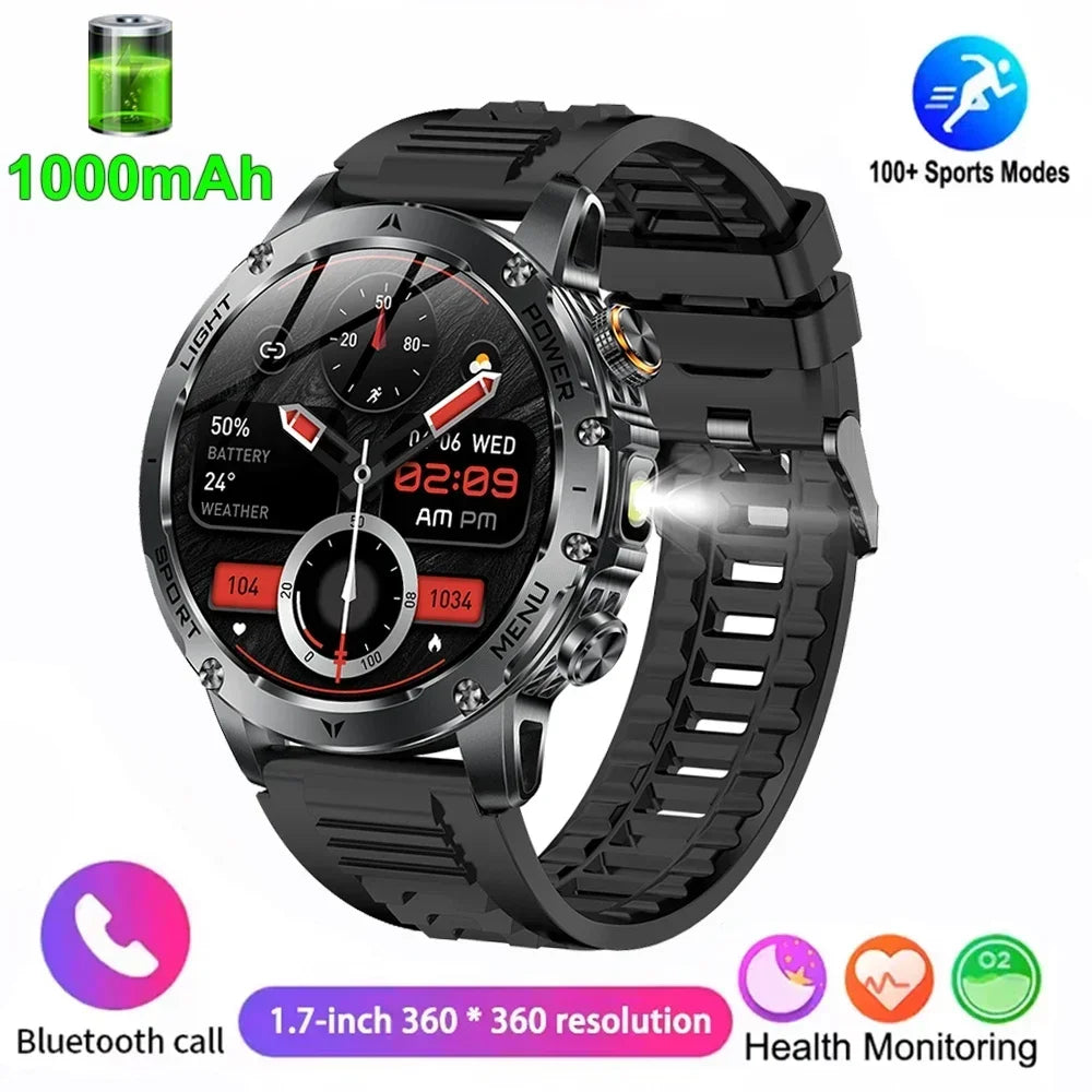 SmartFit Pro: 1000mAh Sport Watch with Multi-Tracker