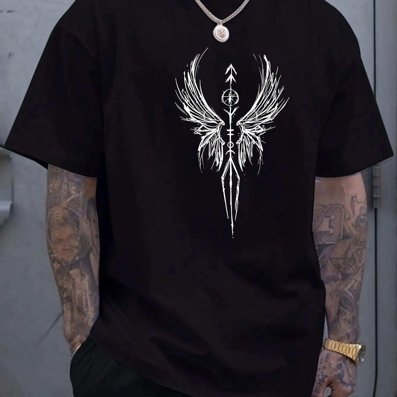 Graphic Cotton Tee for Men - Casual Summer Style