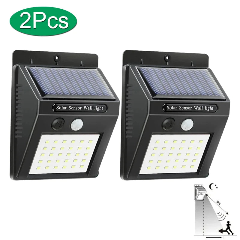 Lumière Solaire PIR 30 LED IP65