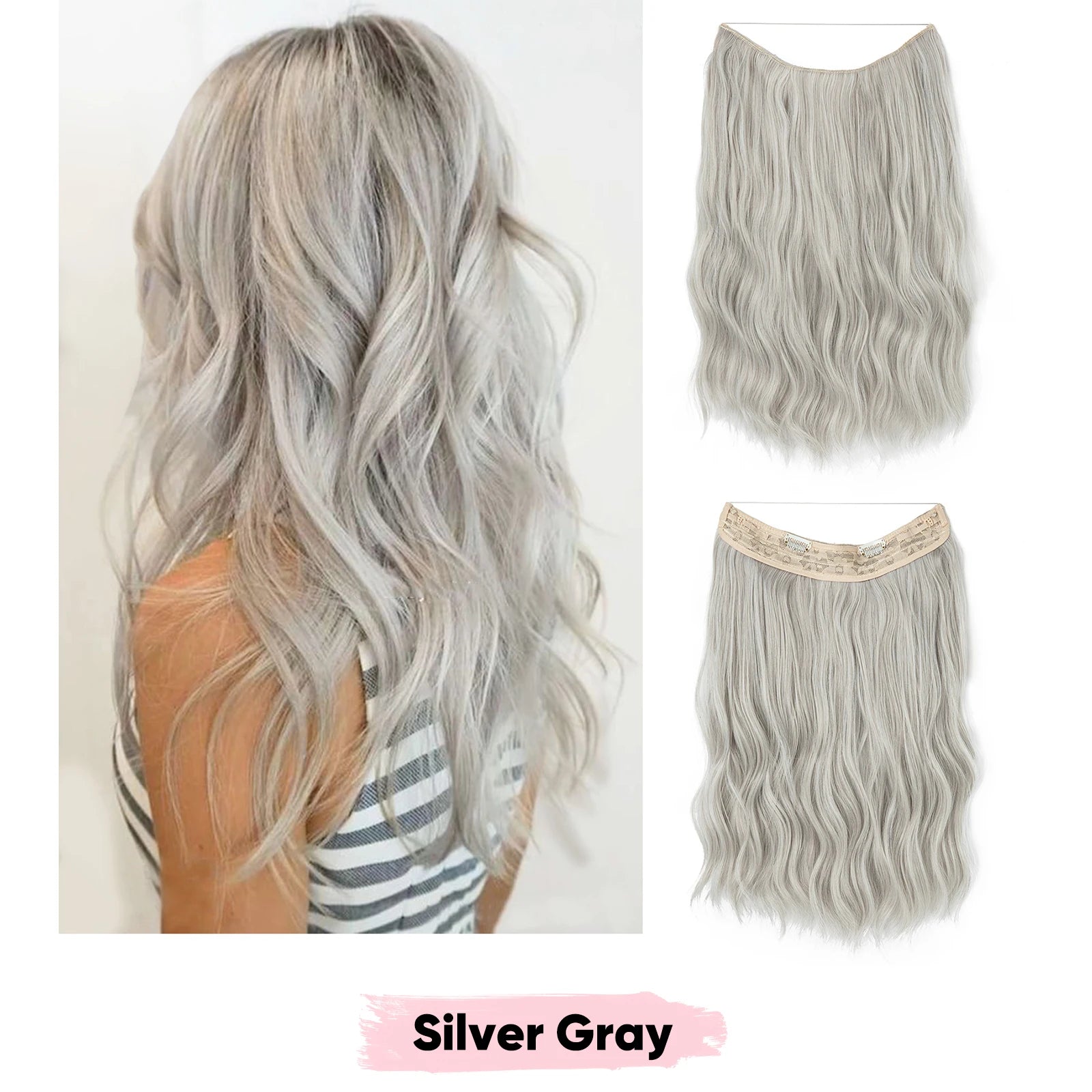Extensions Clip-in SARLA - Ombre Blonde Naturelle