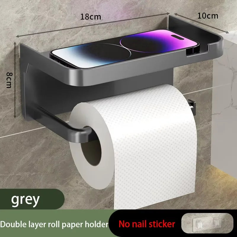 Porte-serviettes mural en plastique pour salle de bain