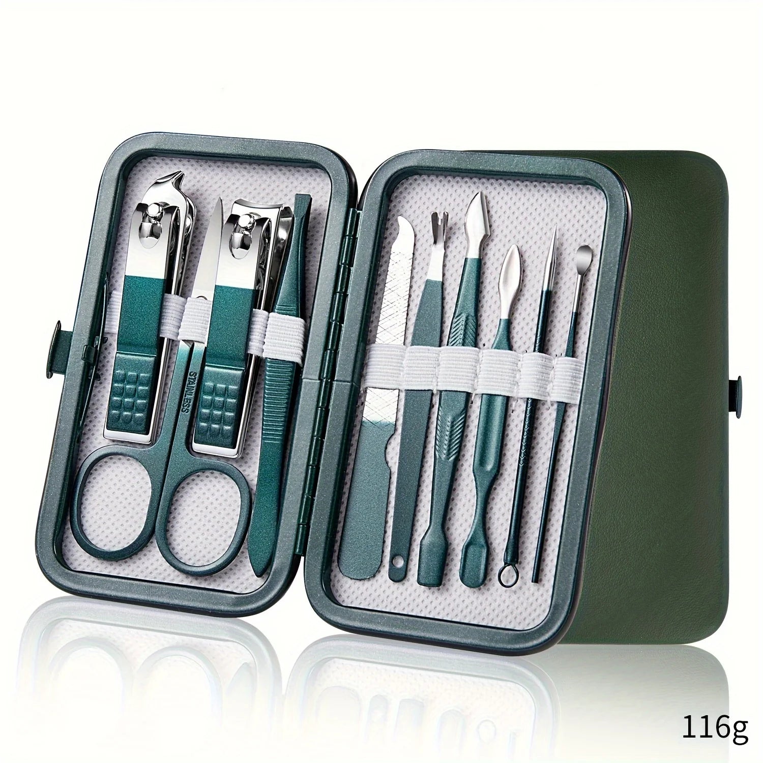 Kit Manucure Pro - Ensemble Acier Inox Voyage 7-18 pcs