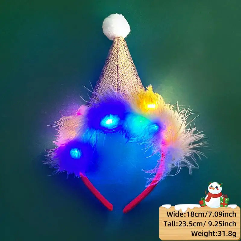 Bandeau lumineux en bois de renne pour Noël 2024