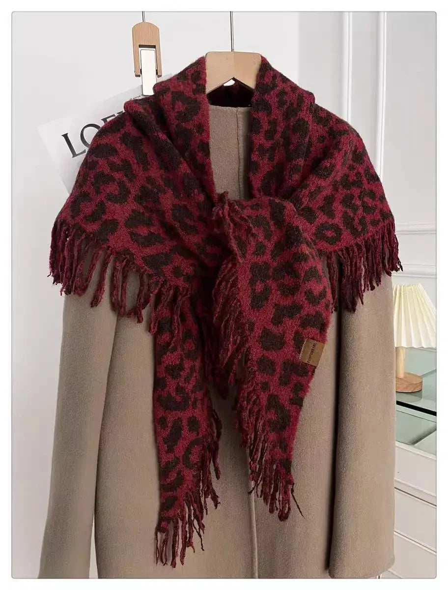 Écharpe Kimono en Cachemire Épais - Élégance et Chaleur