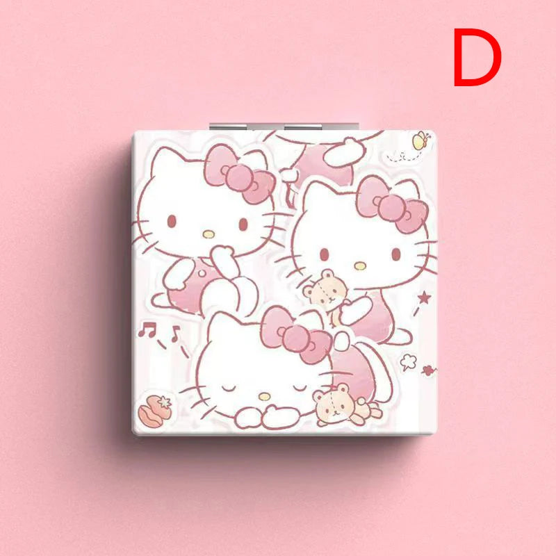 Hello Kitty Miroir Pliant Câlin - Double Face Portable