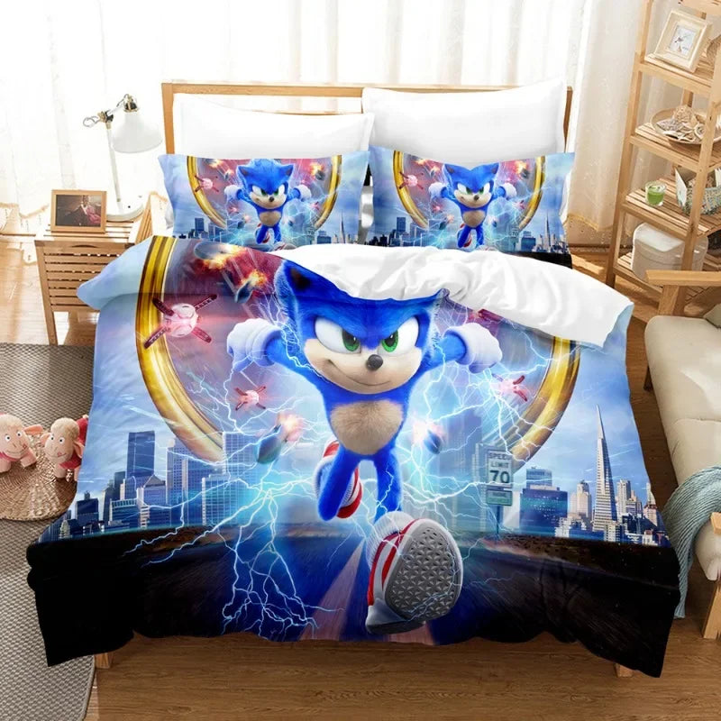 Draps Sonic 3D pour Enfants