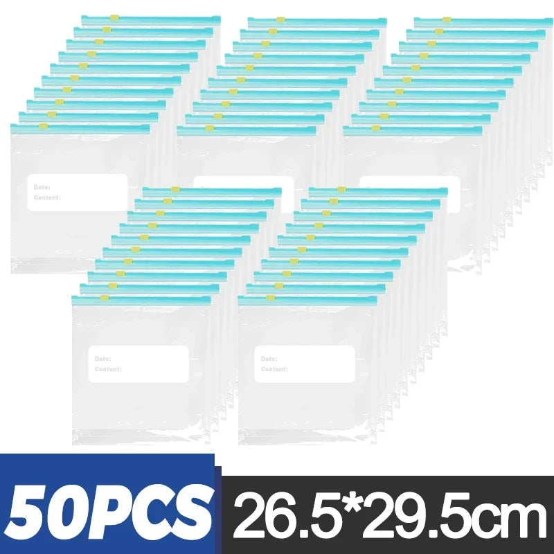 ZippyFresh: Sacs de Congélation Réutilisables 60/10