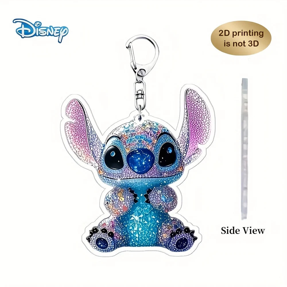 Porte-clés Lilo & Stitch Double Face Mignon 5cm