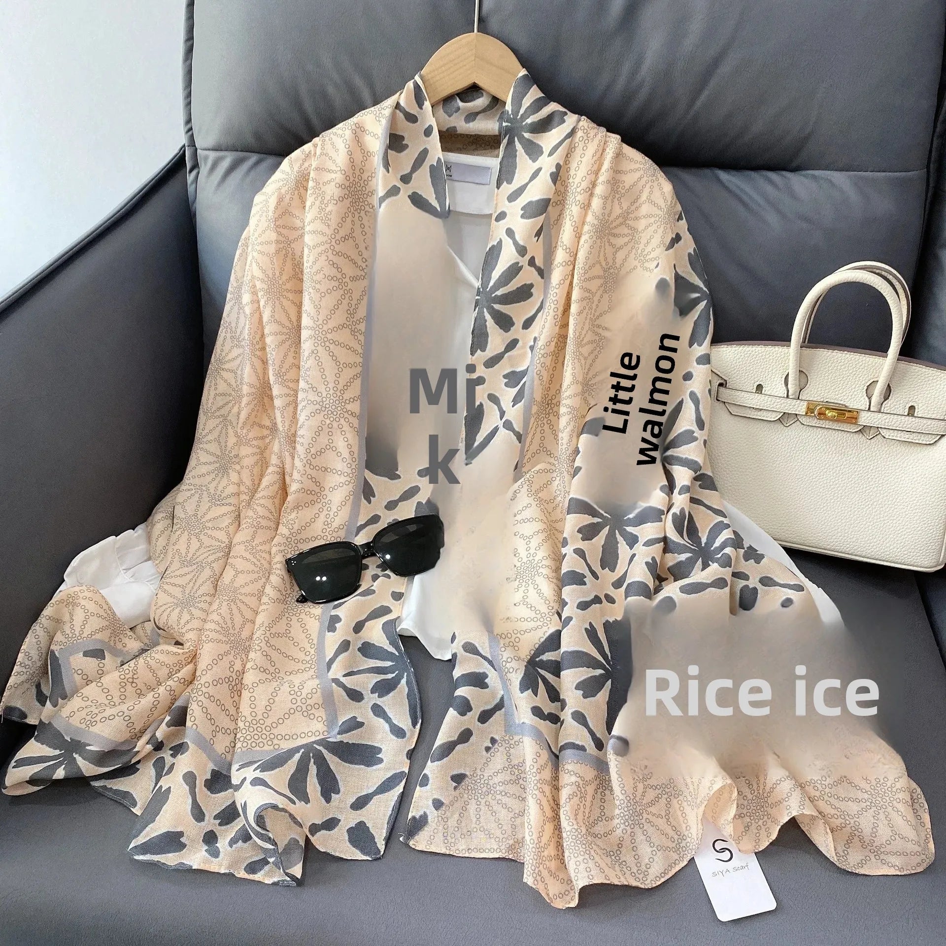 Écharpe Chic Coton-Lin : Élégance et Protection Solaire