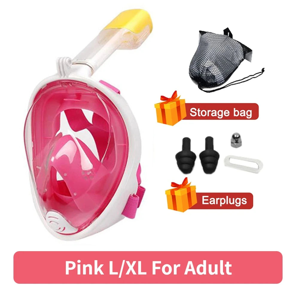 AquaVision: Masque Intégral Anti-Buée pour Plongée