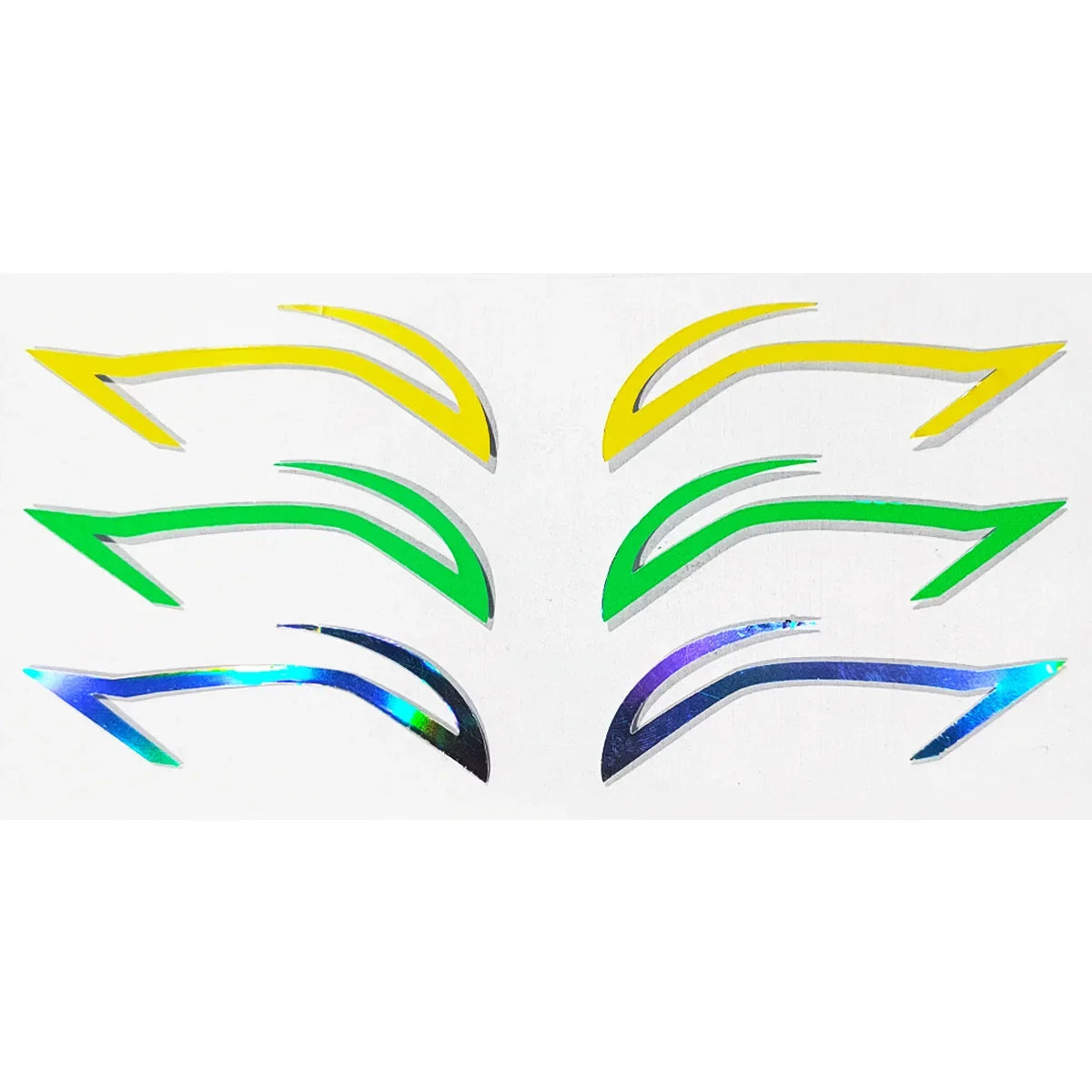 Autocollants Glamour pour Double Paupière Étincelants