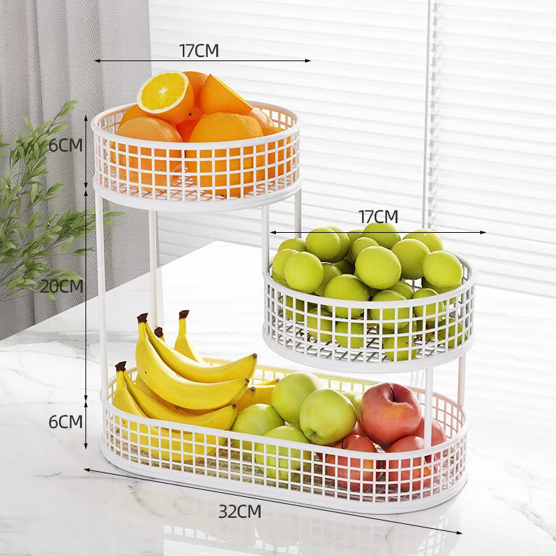 Panier à fruits en inox élégant et pratique