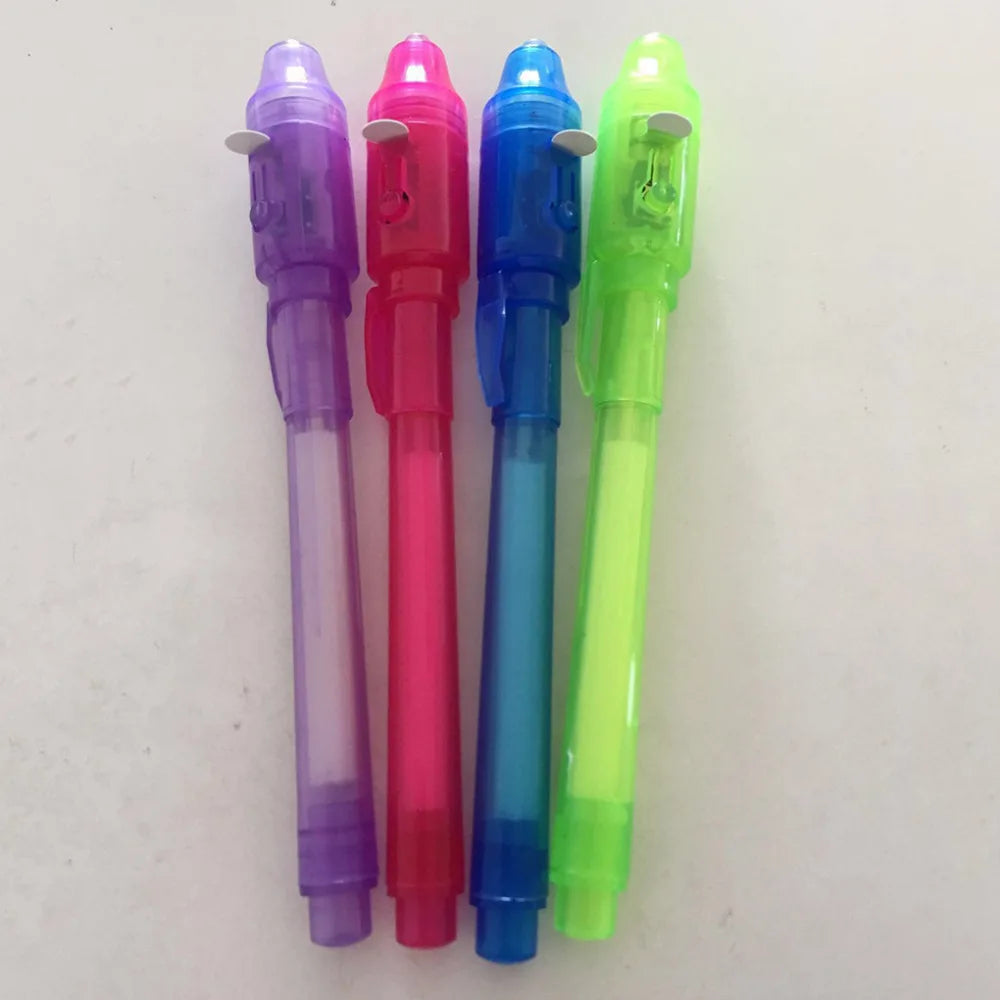 Violet Magic Light Pen Set - 4 UV Drawing Tools