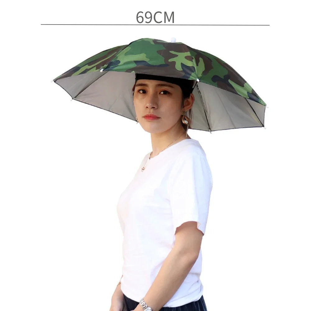 Umbrella Cap: Portable Rain & Sun Protection Hat