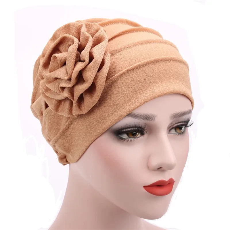 Turban Floral Élégant pour Femme