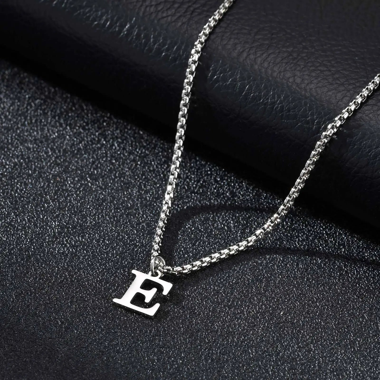 Collier Initiales Vnox en Acier Inoxydable
