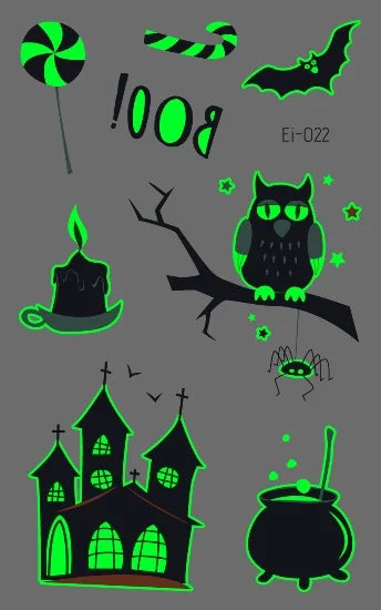 Tatouages Halloween Drôles pour Enfants