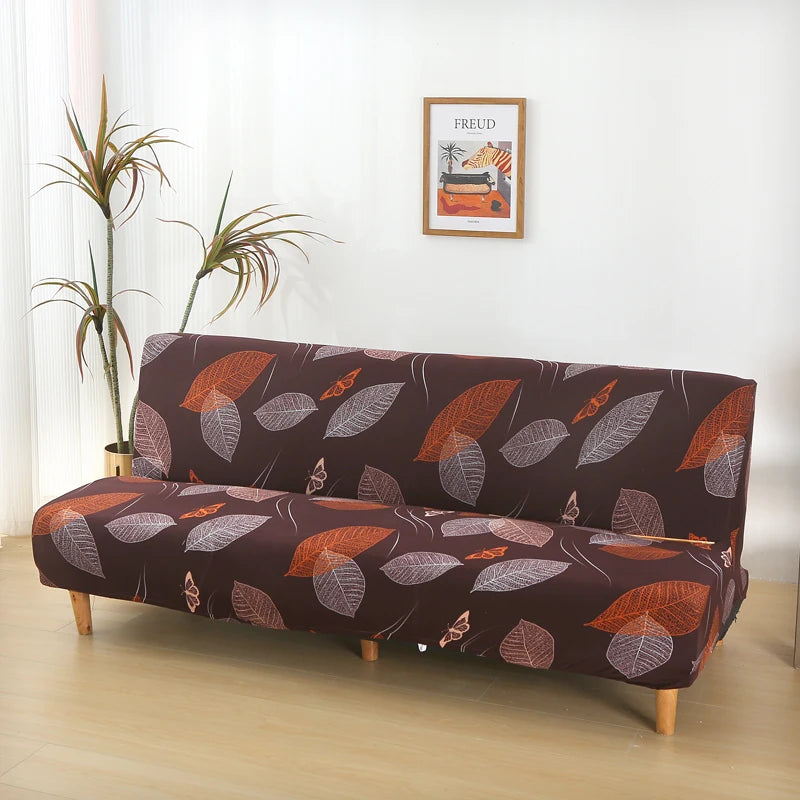 Housse Futon Spandex Antidérapante Amovible Lavable