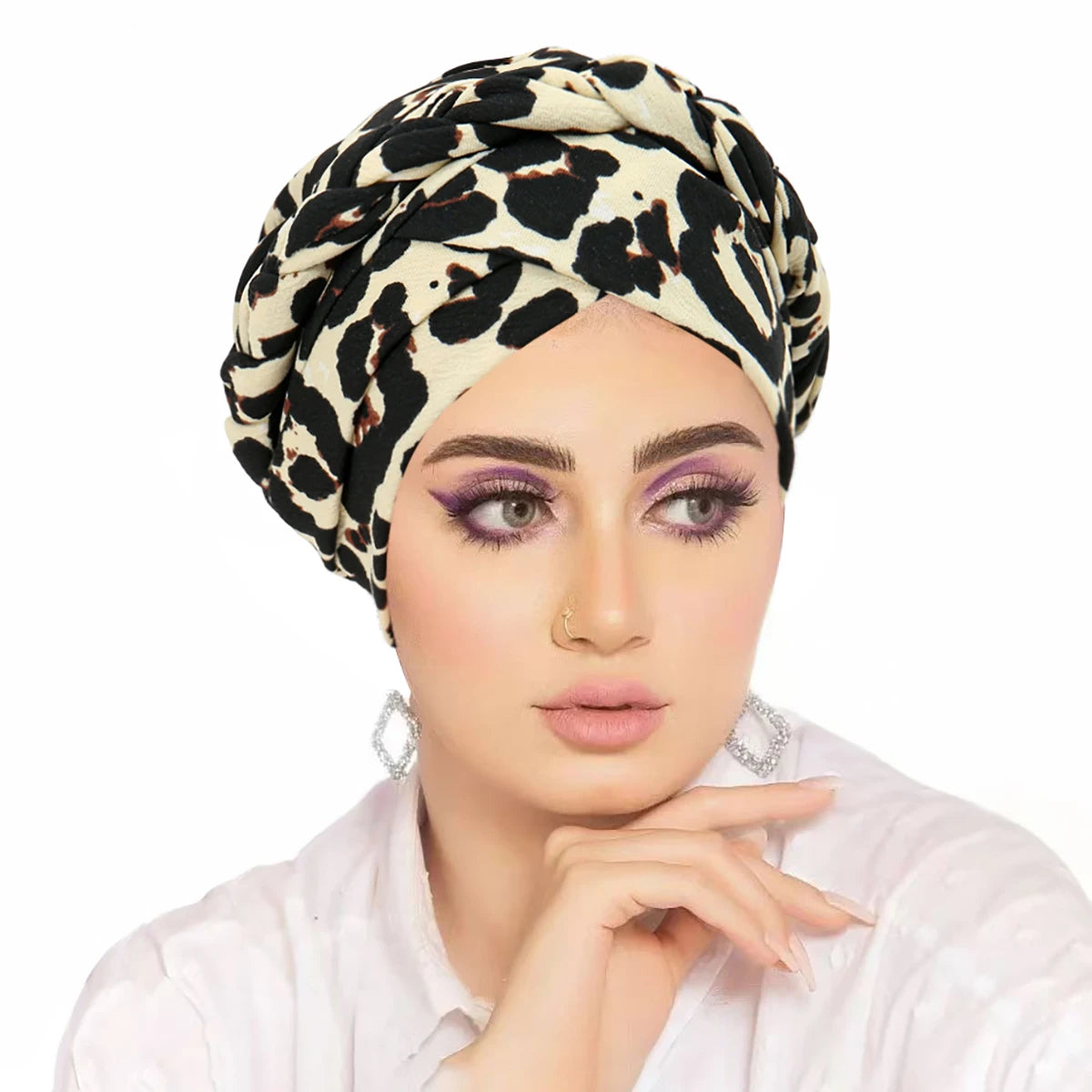 Turban Élégant pour Femme Musulmane