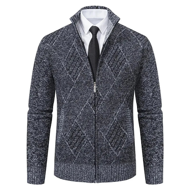 Veste Tricotée Douillette pour Hommes - Hiver Chic