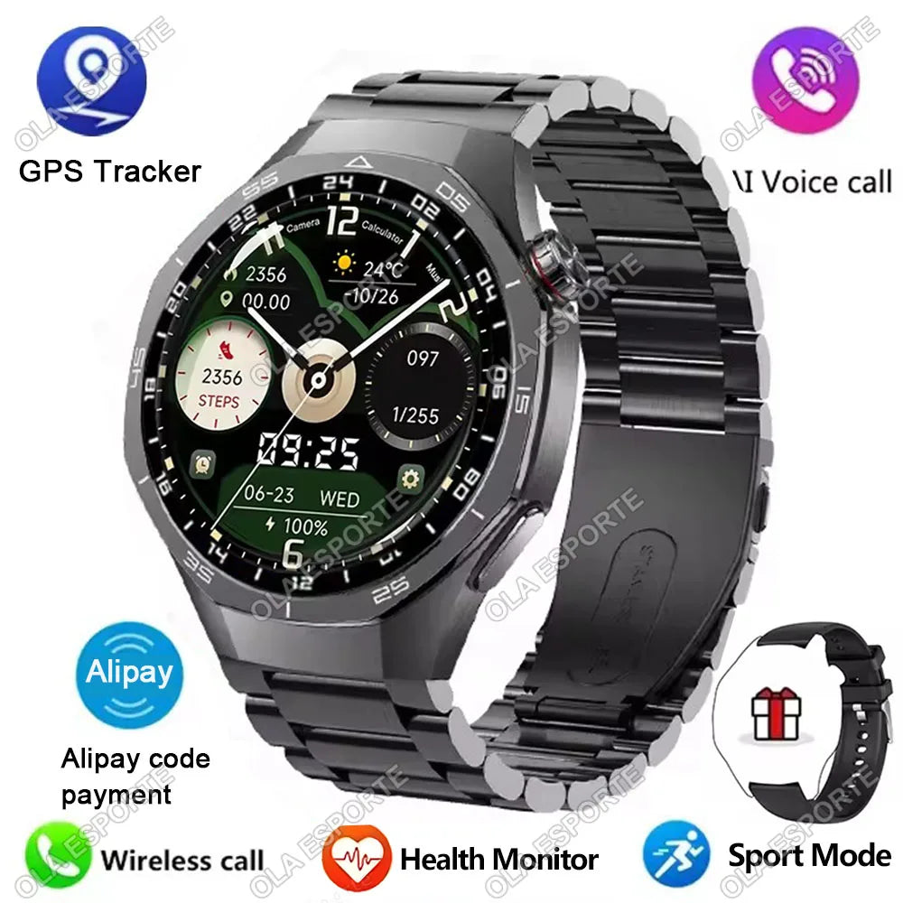 SmartWatch 5 Pro: AMOLED GPS Fitness Tracker