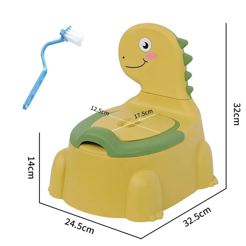 DinoPot: Ergonomic Baby Training Seat with Brush Set