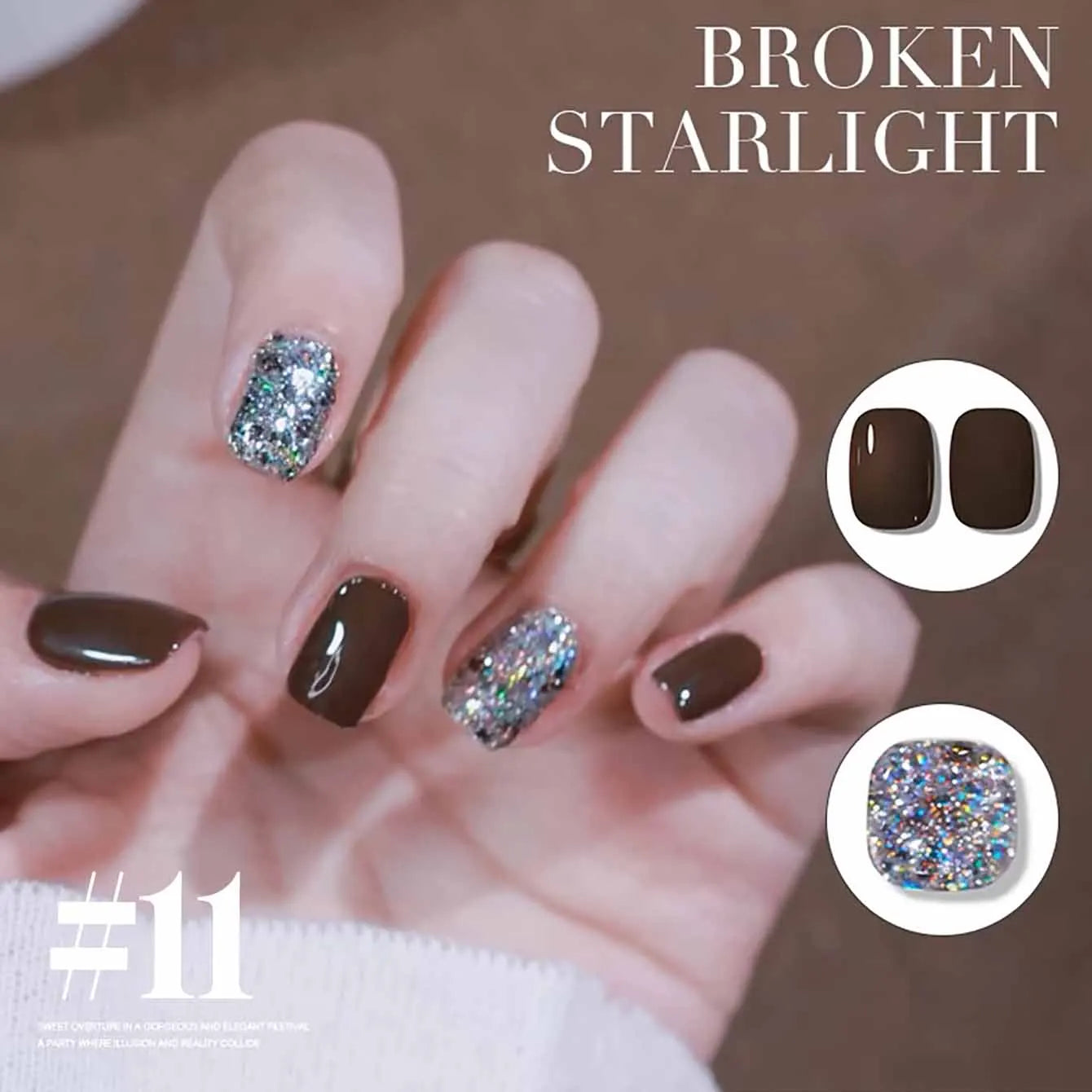 Gel Vernis Éclat Oolong 12 ml - MISS SHAKAN