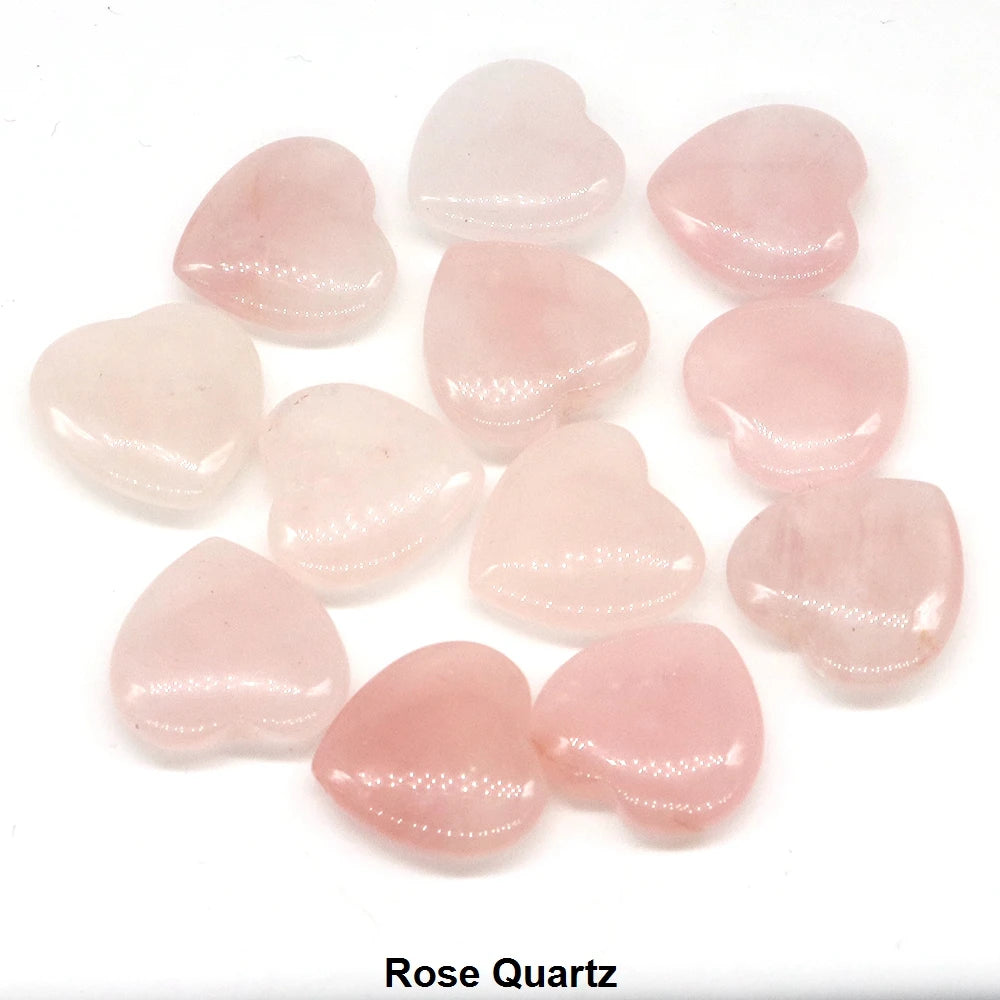 Cœur de Quartz Améthyste 20mm